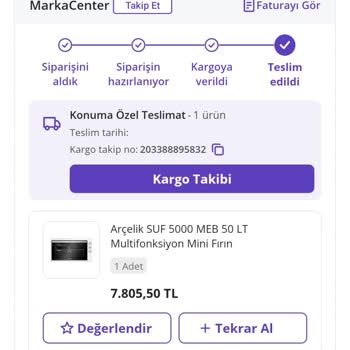 N11 Mağazasından Alınan Fırın İade Sorunu