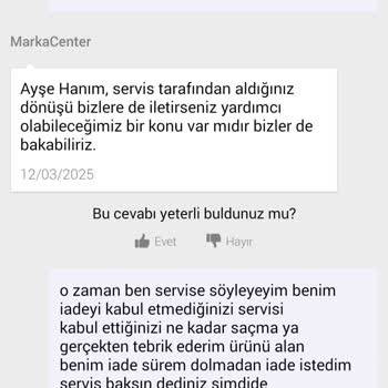 N11 Mağazasından Alınan Fırın İade Sorunu