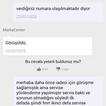 N11 Mağazasından Alınan Fırın İade Sorunu