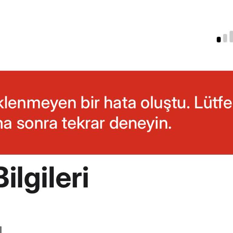 Bitlo Uygulamasında Kayıt Sorunu
