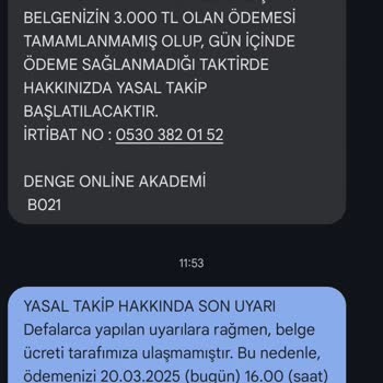 Aldatıcı Mesajlar Ve Tehditler