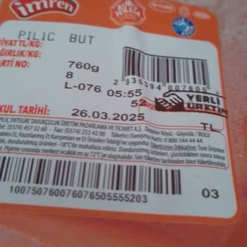 Tarihi Geçmemiş Tavukta Koku Problemi