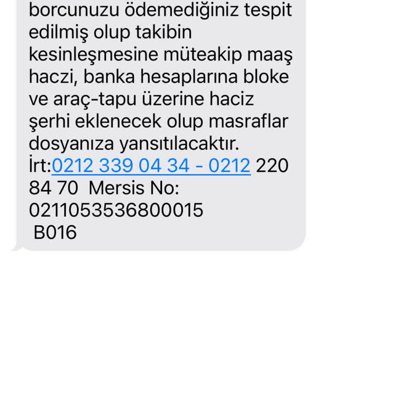 Yanlış İcra Takibi Mesajı Ve Yasal Tehditler