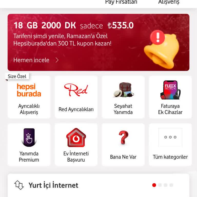Vodafone Tarife Değişikliği Sorunu