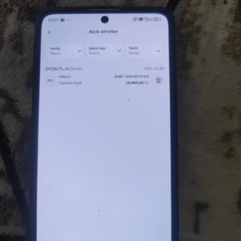 Paribu Hesabımda İptal Edilen Emir Sorunu