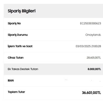 Samsung Online Alışverişte Ödeme Sorunu