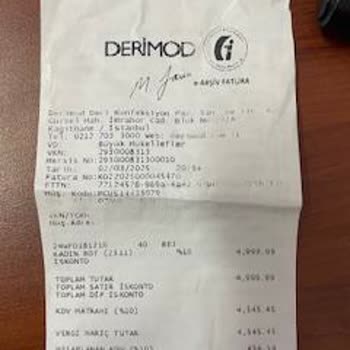 Derimod'dan Aldığım Bot 2 Günde Sorun Çıkardı