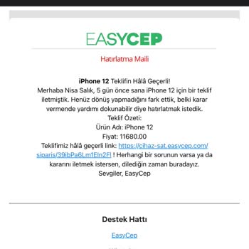 Ödeme Gecikmesi: EasyCep İle Yaşanan Sorun