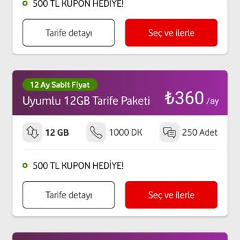 Vodafone'da Şok Fiyat Artışı Ve Hayal Kırıklığı!