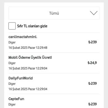 İzinsiz Abonelikler Ve Haksız Fatura Yansıtması