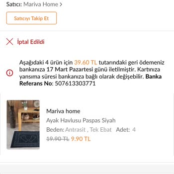 Trendyol'da İndirimli Ürün Siparişinin İptali Ve Mağduriyet