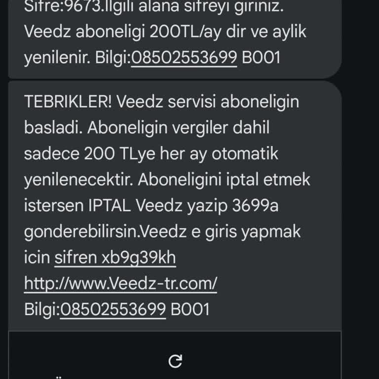 Yanlışlıkla Onaylanan Veedz Üyeliği Ve Haksız Ücretlendirme