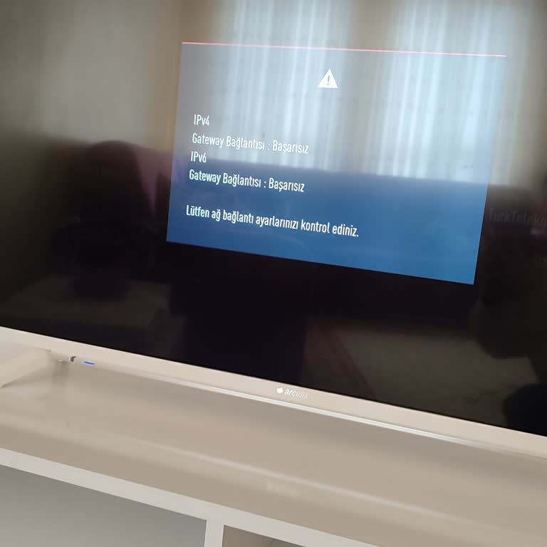 Arçelik TV İnternet Bağlantı Sorunu!