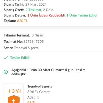 Garanti Kapsamında Gönderilen Ürün Çalışmıyor