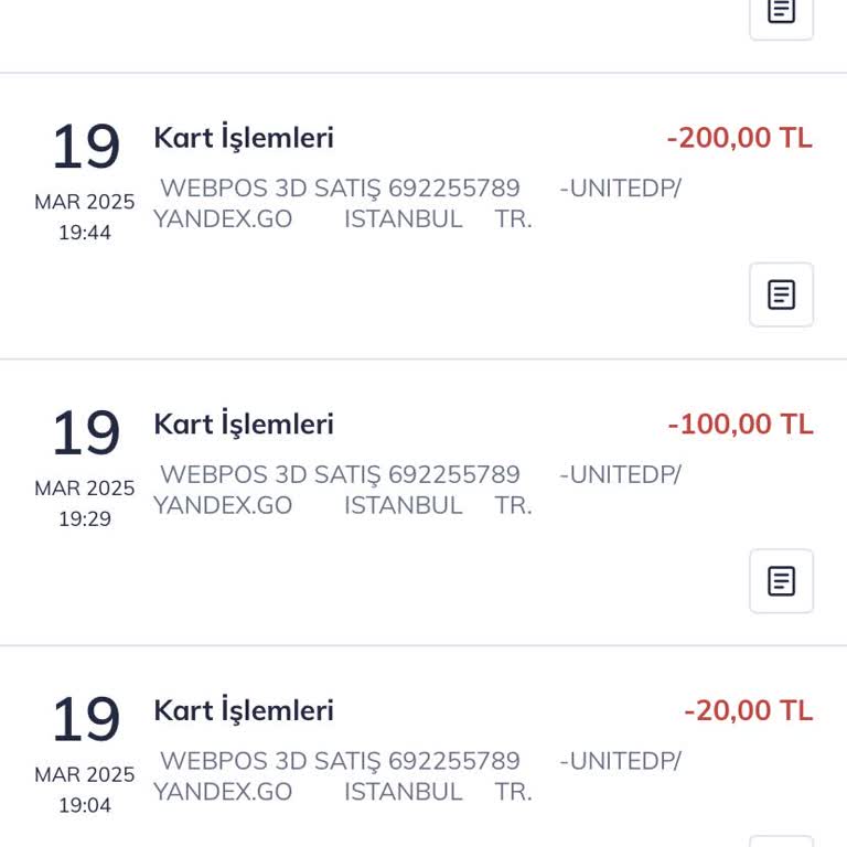 Yandex GO'dan İzinsiz Para Çekimi Sorunu