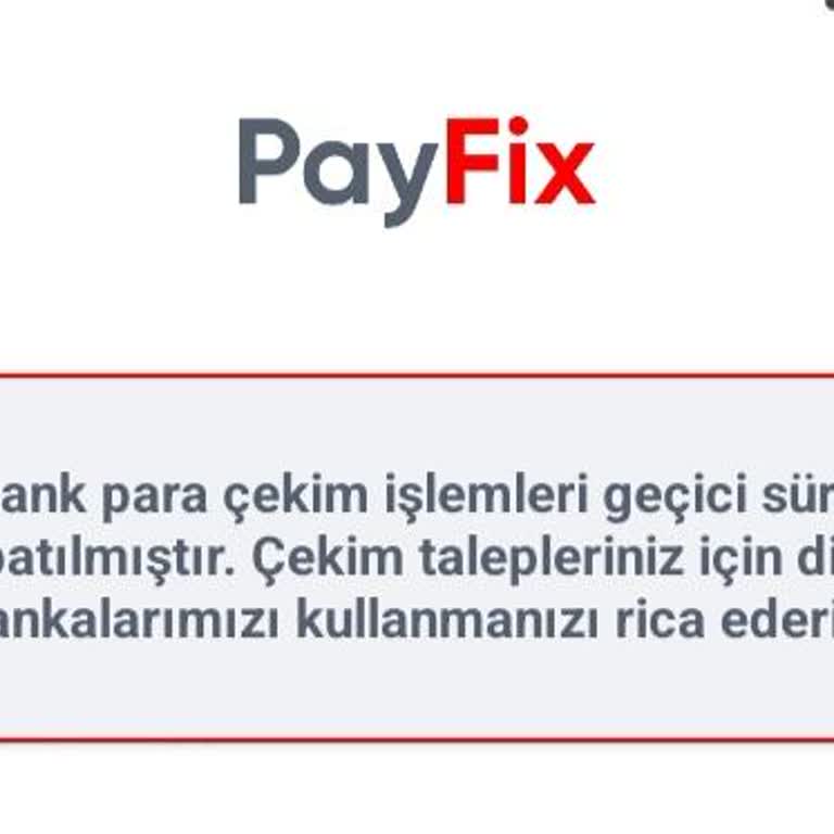 Payfix Acil Çözüm Bekleyen Müşteri Mağduriyeti