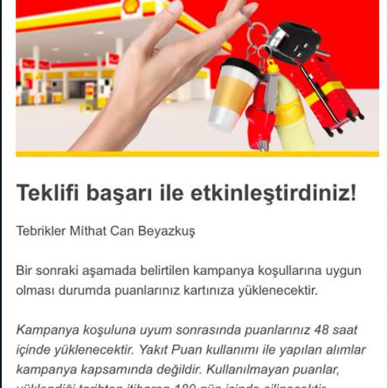 Shell Club Smart Puanlarım Yüklenmedi, Sorun Çözülmedi