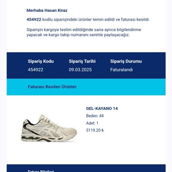 Asics Ve Kargoist İle Teslimat Kabusu