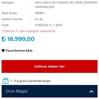 Pro Heat 2x Revolution Halı Yıkama Makinesi Hayal Kırıklığı