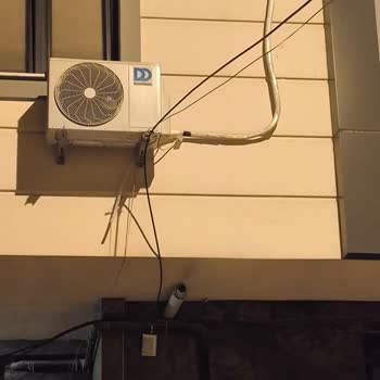 İnşaat Çalışmaları Nedeniyle Zarar Gören Klima Ünitesi