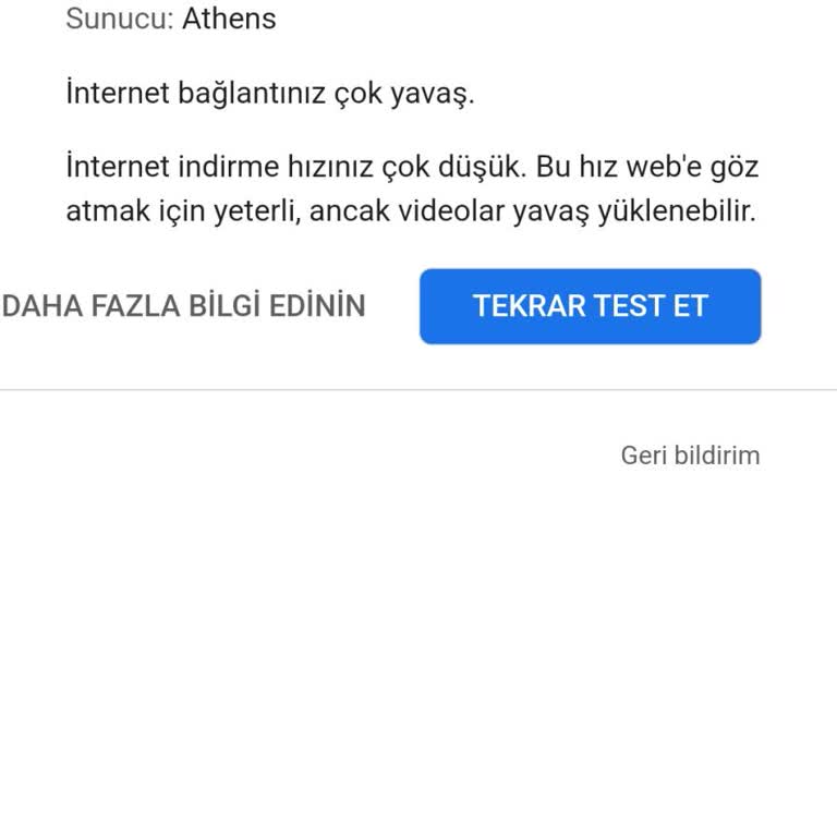 Vodafone İnternet Çekim Gücü Sorunu