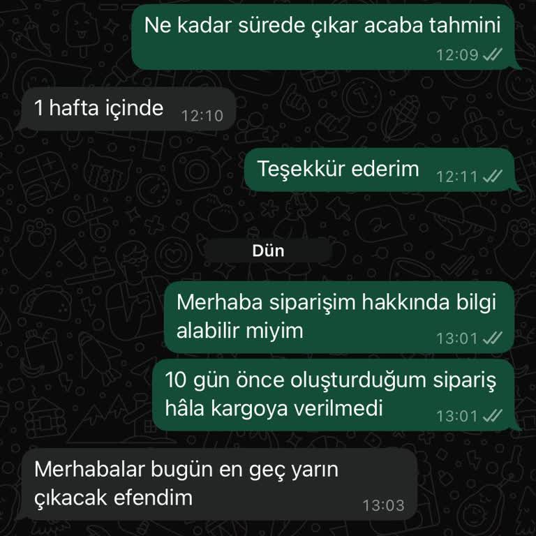Geciken Sipariş Ve İletişim Eksikliği: Hayal Kırıklığı Yaratan Alışveriş Deneyimi