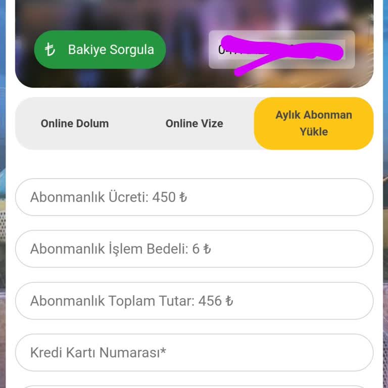 Abonman Yükleme İşleminde Kesilen Ücretin Nedeni Nedir