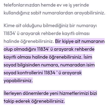 Gizli Numara Bulma Hizmetinde Yanıltıcı Ücretlendirme