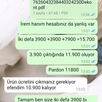 Sipariş Sonrası Tekrar Ödeme Talebi Ve İletişim Sorunu