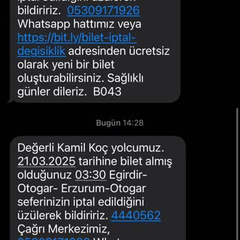 Sürekli İptal Edilen Seferler Ve İade Sorunu