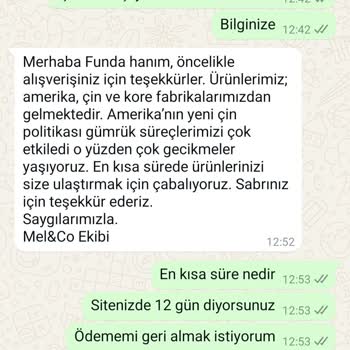 Sipariş Verilen Ürünün Teslim Edilmemesi Ve İade Sorunu
