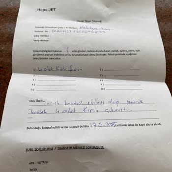 Kırık Gelen Ürünler Ve Yetersiz İade Süreci