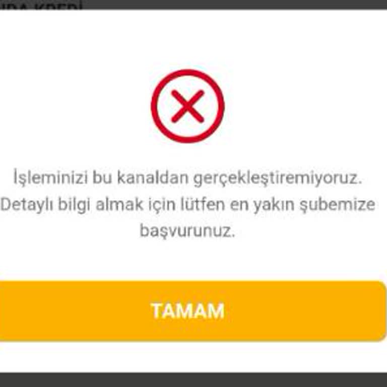 VakıfBank Mobil Kredi İşlemlerinde Sorun Ve Limit Kısıtlaması