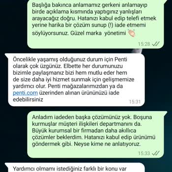 Penti'nin Yanıltıcı Ürün Başlıkları Müşteriyi Mağdur Ediyor