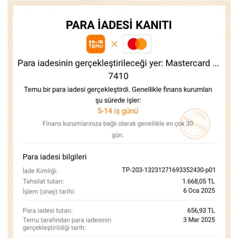 Temu'da İade Kabusu: Ücret Geri Ödenmedi!