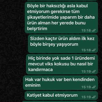 İade Edilen Ürünler Viks Kokusu Bahane Edilerek Reddedildi
