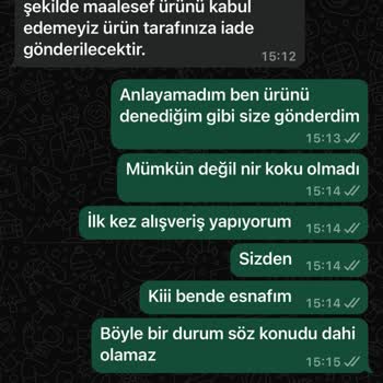 İade Edilen Ürünler Viks Kokusu Bahane Edilerek Reddedildi