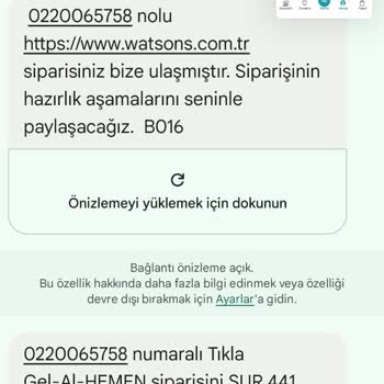 Watsons'ta Stok Sorunu Ve Yanıltıcı Bilgilendirme