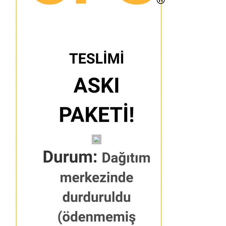 UPS Adına Gelen Sahte E-postalar Ve Para Talebi