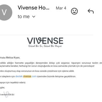 Vivense'de Teslimat Ve İade Sorunları