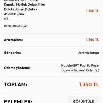 Mobesso Mobilya'da Sipariş Numarası Krizi: İade Talebi