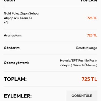 Mobesso Mobilya'da Sipariş Numarası Krizi: İade Talebi