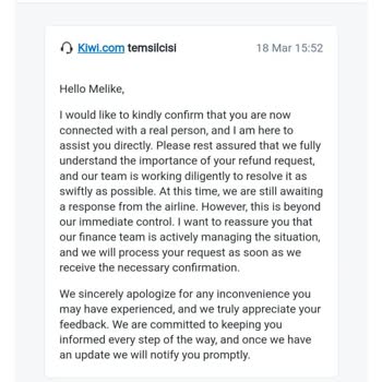 Kiwi.com İle İade Sorunu Ve Müşteri Hizmetleri Eksikliği