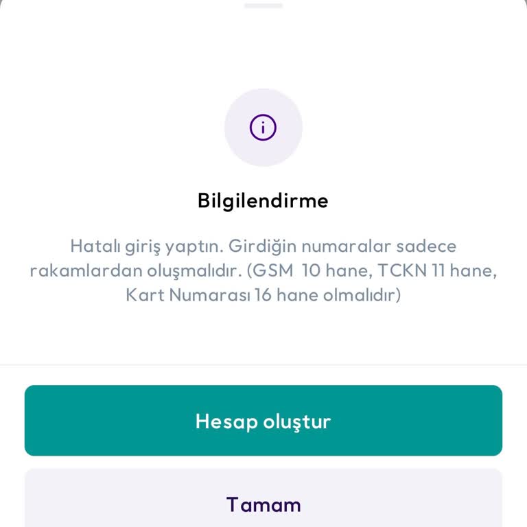 Hesap Erişim Engeli Ve Tutarsız İşlem Süreci