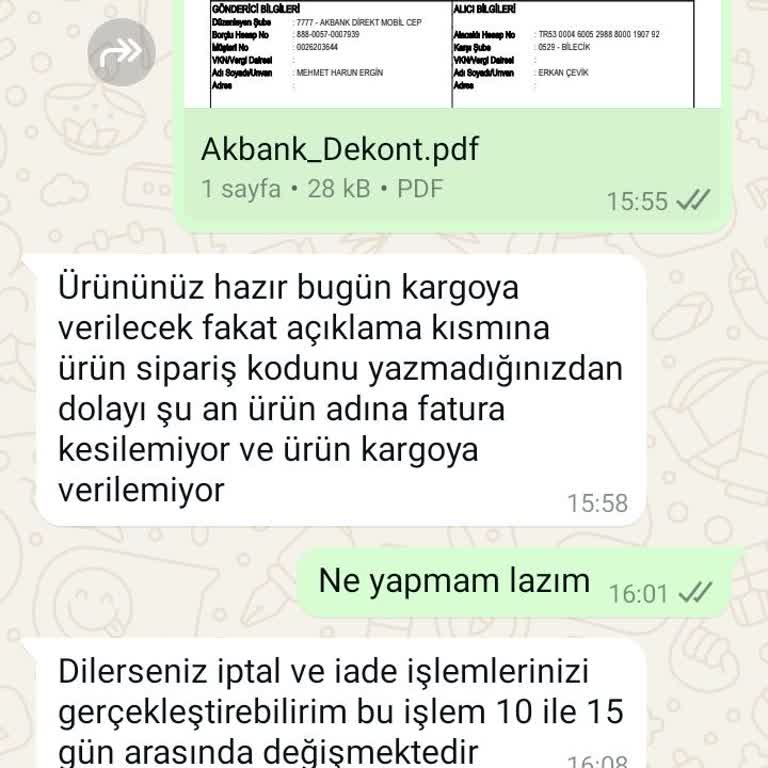 Ekapida.com Üzerinden Alınan Ürünün Teslim Edilmemesi Ve Para İadesi Sorunu
