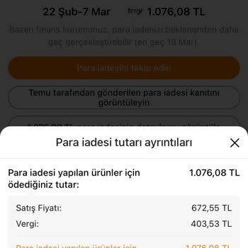 Geciken İade: TEMU'dan Sipariş İptali Sonrası Beklenen Geri Ödeme