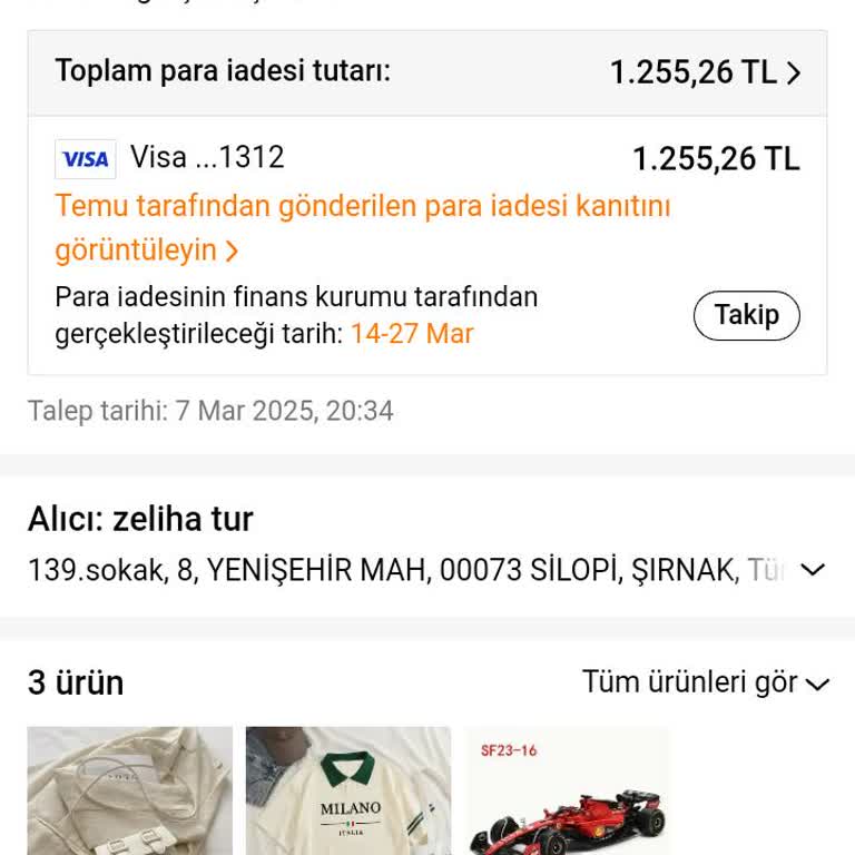 İptal Edilen Siparişin İadesinde Yaşanan Uzun Bekleyiş Ve Destek Hattının Yetersizliği