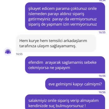 Getir Siparişi Teslim Edilmedi Para İadesi Bekleniyor