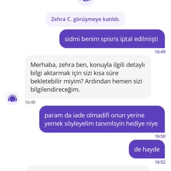 Getir Siparişi Teslim Edilmedi Para İadesi Bekleniyor