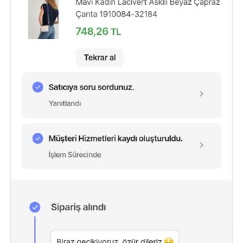Hepsiburada Ve Mavi Firması Arasında Sipariş Sorunu
